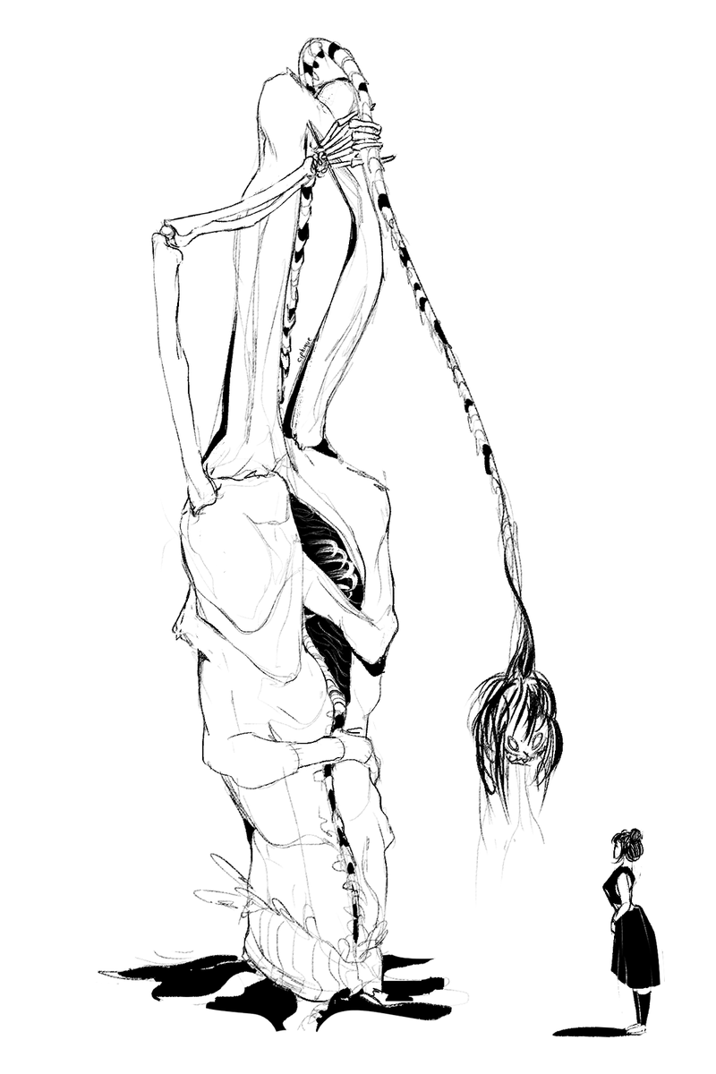 [Chainsaw Man OC] Showing u guys again Tsukiko's biological mother 🤔