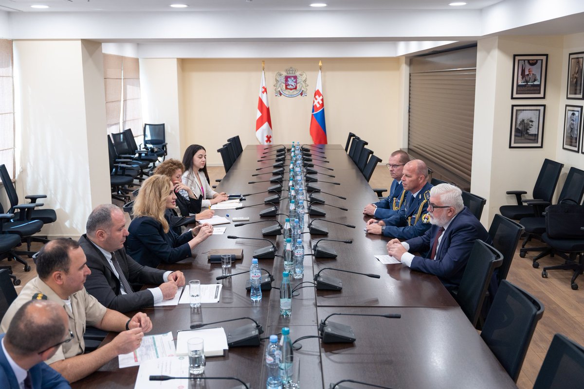 Pavel Vizdal ๐ธ๐ฐ (@pvizdal) on Twitter photo Traditionally excellent bilateral relations between ๐ธ๐ฐ and ๐ฌ๐ช continue to develop in the military and defense fields as well!On 1.8. the Office of Defense Attachรฉ of the ๐ธ๐ฐ was opened in Tbilisi. Thank you to First Deputy Minister Lela Chikovani for warm welcoming at <a href="/ModGovGe/">MOD Georgia</a>! Traditionally excellent bilateral relations between ๐ธ๐ฐ and ๐ฌ๐ช continue to develop in the military and defense fields as well!On 1.8. the Office of Defense Attachรฉ of the ๐ธ๐ฐ was opened in Tbilisi. Thank you to First Deputy Minister Lela Chikovani for warm welcoming at <a href="/ModGovGe/">MOD Georgia</a>!