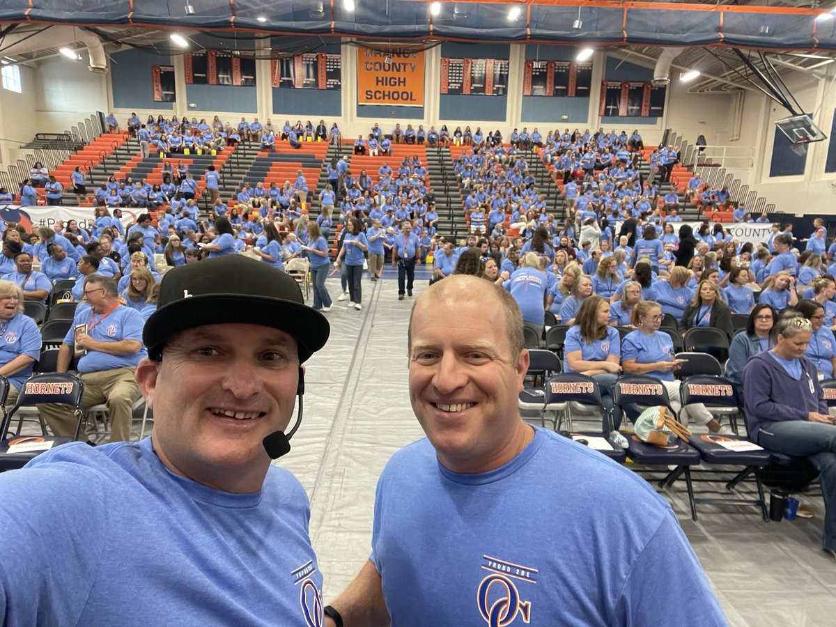 Hyped for this morning - throwing down for my good friend Superintendent of Schools <a href="/DanHornick/">Dan Hornick, Ed.D.</a> - Orange County, VA