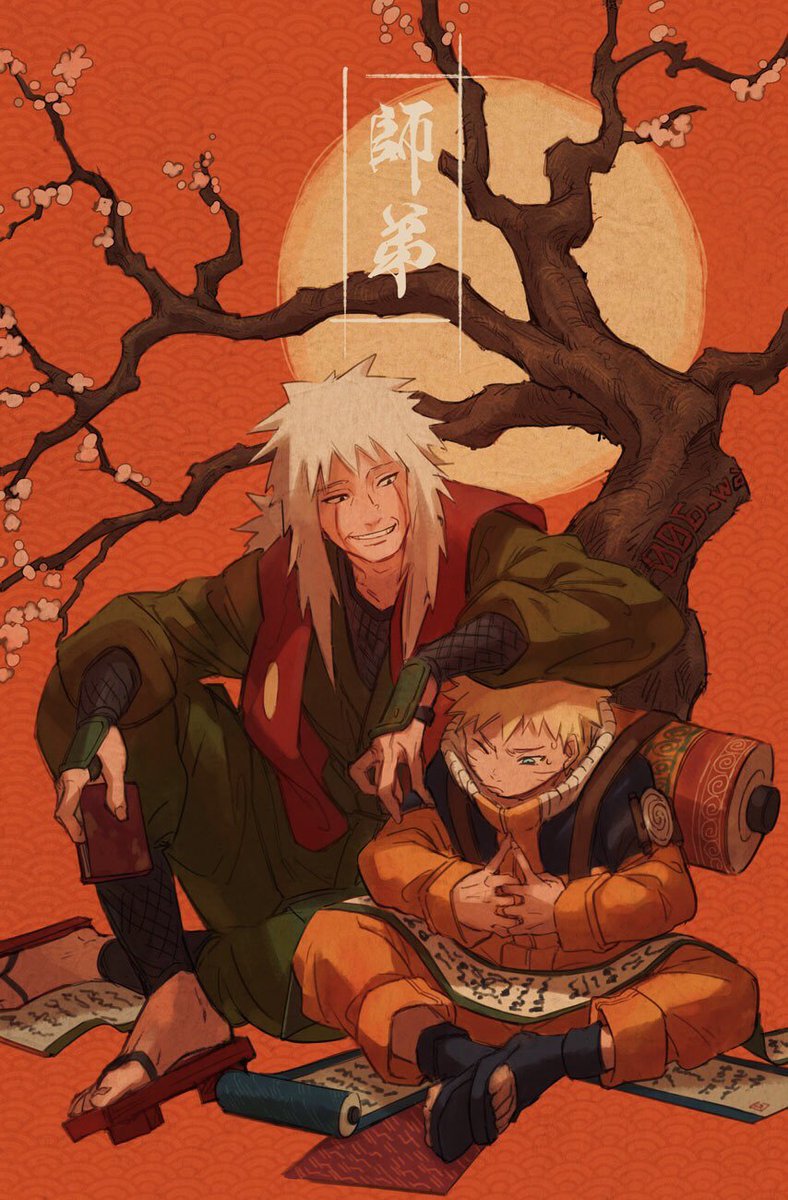 Naruto and Jiraya❤️