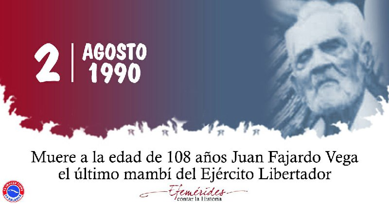 torres_iribar's tweet photo. #CubaViveEnSuHistoria Aniversario 33 del fallecimiento del último combatiente cubano de las Guerras de Independencia en morir, por lo que se le denominó el último Mambí. #Cuba #LaHabanaDeTodos https://t.co/w2nR1wgqSN