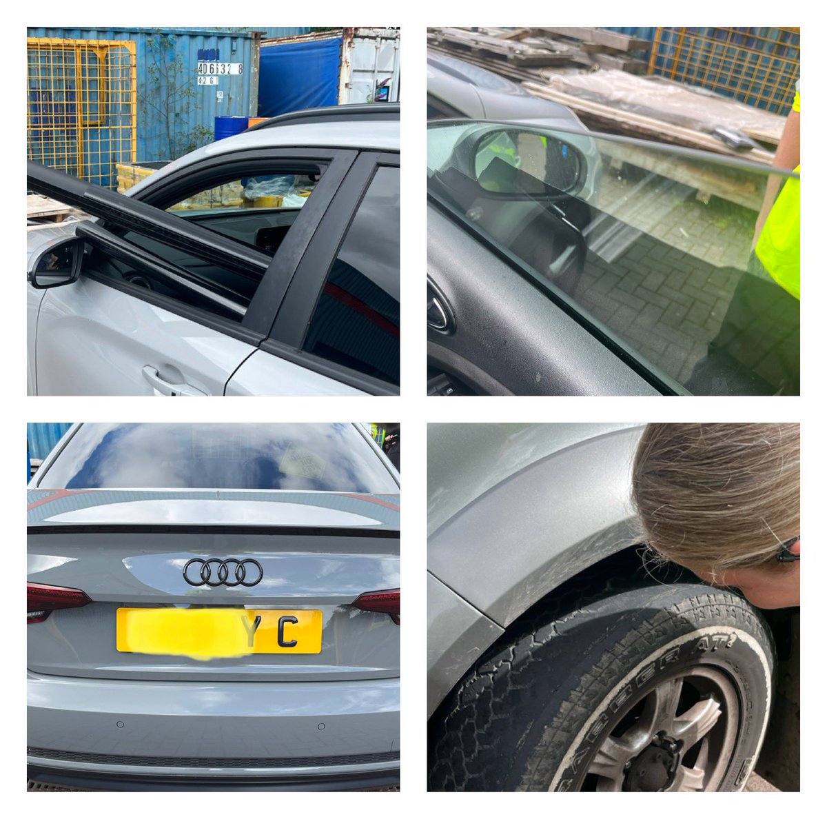 Telford, new officers out on patrol with MTST & SCIU on a traffic operation. Several motorists stopped for window tints, illegal number plate, insecure/dangerous loads . OR95