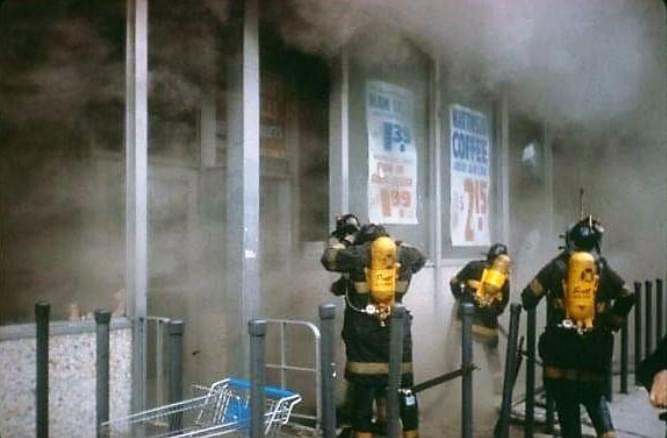 UFANYC's tweet photo. Today marks 45 years since the tragic collapse at the Waldbaums fire in Brooklyn.

LT James Cutillo of 33rd Battalion, and Firefighters Harold Hastings of 42 Battalion; James McManus, Ladder 153; George Rice, Ladder 153; Charles Bouton Ladder 156; and William O’Connor, L156 https://t.co/Xn0nn8fm1S
