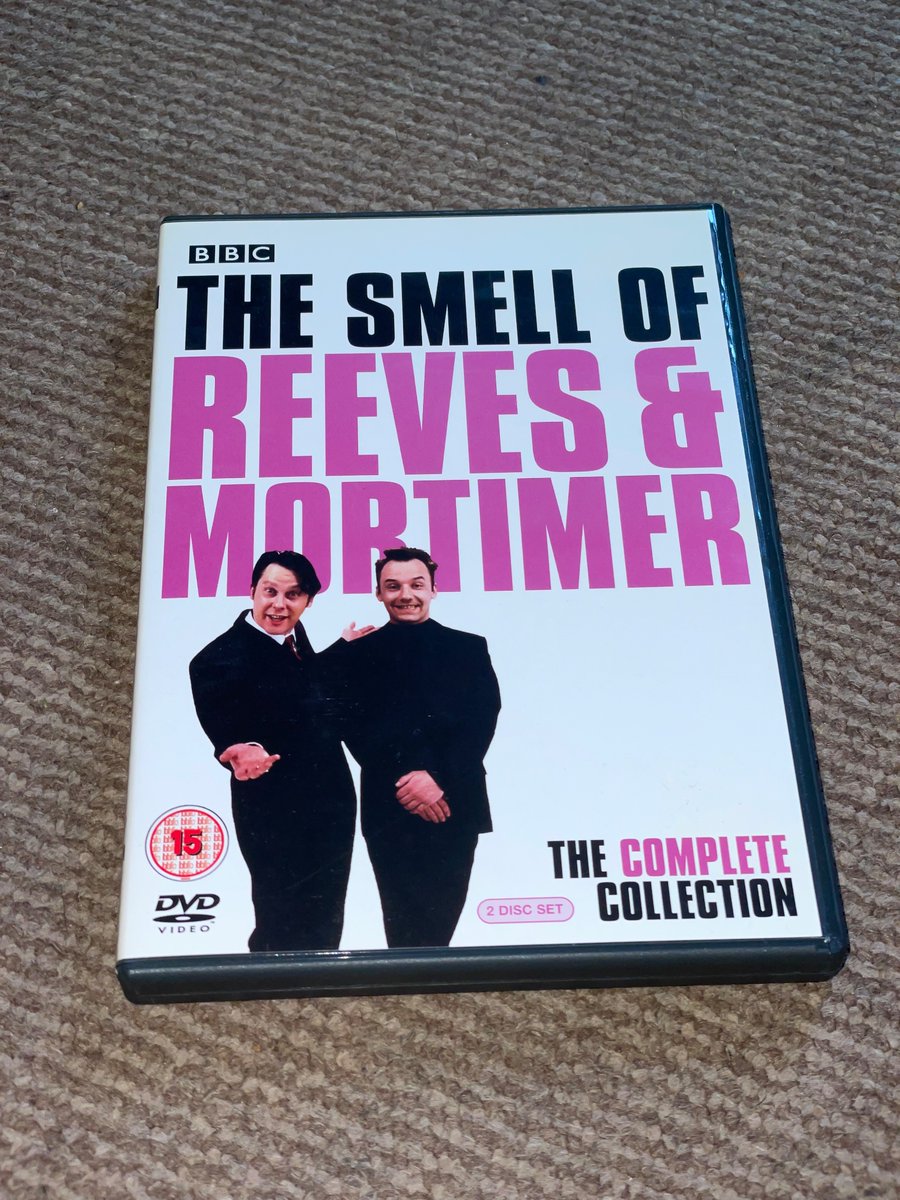 One of my favourite comedy TV shows from the ‘90’s - #TheSmellOfReevesAndMortimer!

Glad I have the DVD, as only 1 episode is currently on @BBCiPlayer!

#VicReeves #BobMortimer