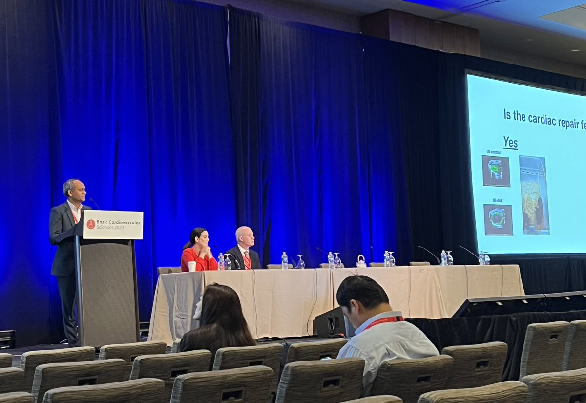 Session 8 at #BCVS feels like a family reunion, getting updates from past coworkers Ganesh Halade on his contribution to work on #lipid mediators and @JuncoWarren’s ongoing efforts to highlight the importance of Perm1 on the heart and #metabolism.