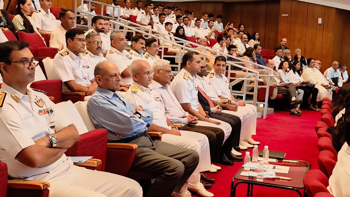 IN_WNC's tweet photo. @MHSofIndia under aegis of #WNC, conducted the Monsoon Musings II Lecture on 01 Aug to commemorate Centennial Birth Anniversary of Late Adm RL Pereira, ex Chief of the Naval Staff.
#MonsoonMusing2 #MHSIndia
@DefenceMinIndia
@AjaybhattBJP4UK
@SpokespersonMoD
@indiannavy https://t.co/wMmifkihur