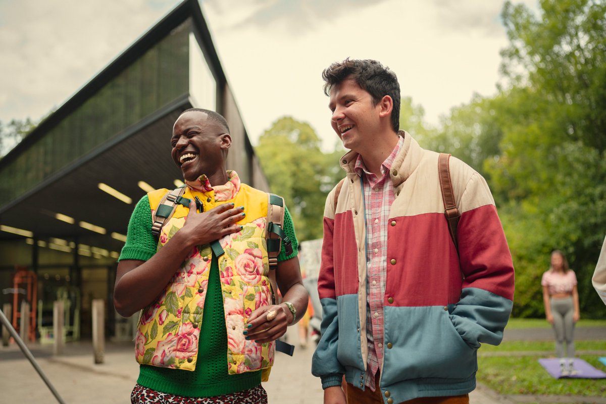 netflix's tweet photo. New places, new problems. 

Here’s your first look at the fourth and final season of Sex Education https://t.co/SS02iSoqpw