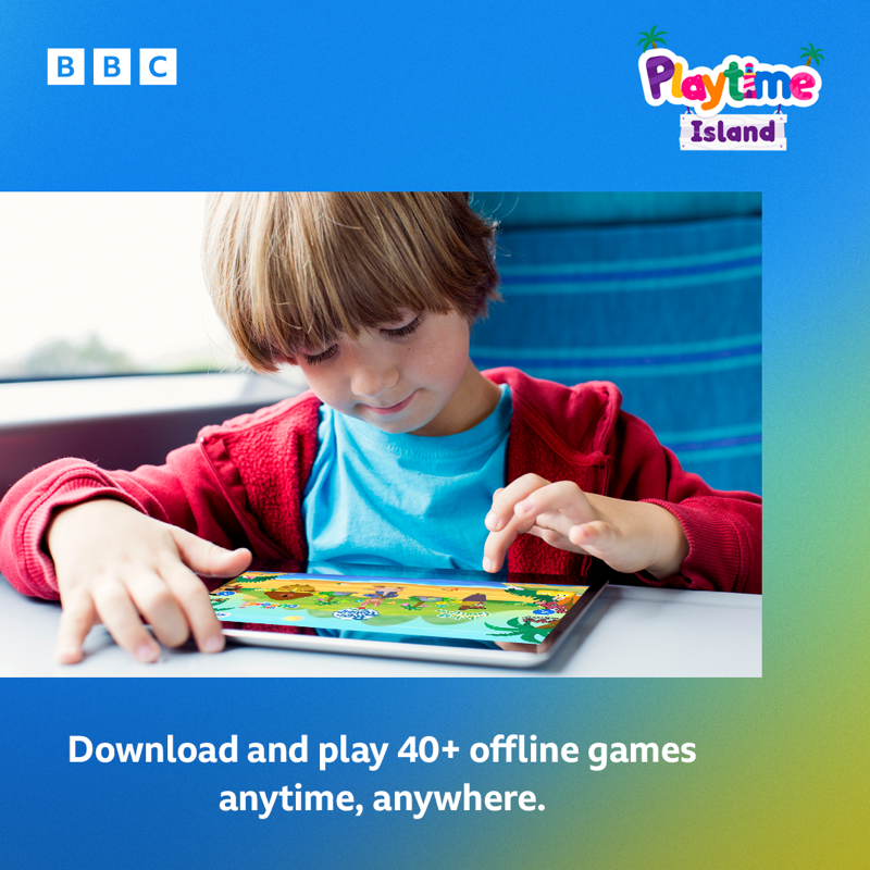 CBeebiesHQ's tweet photo. Playtime Island has games featuring favourite shows to keep them entertained for hours.
And you don't need to be connected to the internet to play! π±
#BankHolidayWeekend #KidsGames #CBeebiesApps