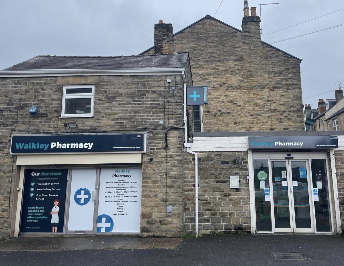 The next addition to the Imaan Healthcare Group family, Walkley Pharmacy in #Sheffield