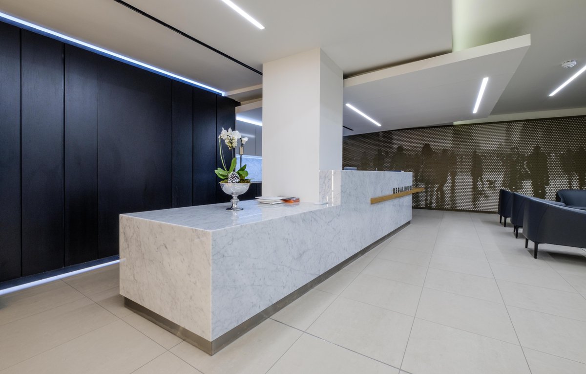 Make a first impression that will last with a modern, welcoming reception area. Create a unique space that blends comfort and contemporary vibes for all visitors and clients! 

#Reception #Impression #Modern #ContemporaryStyle