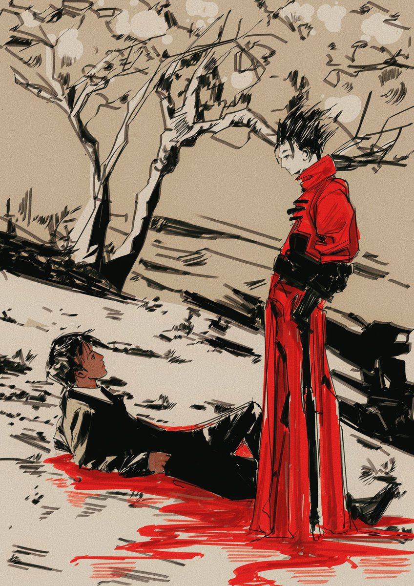 j0a_nna's tweet photo. Facing reality.
#trigun https://t.co/b670mB7t9X