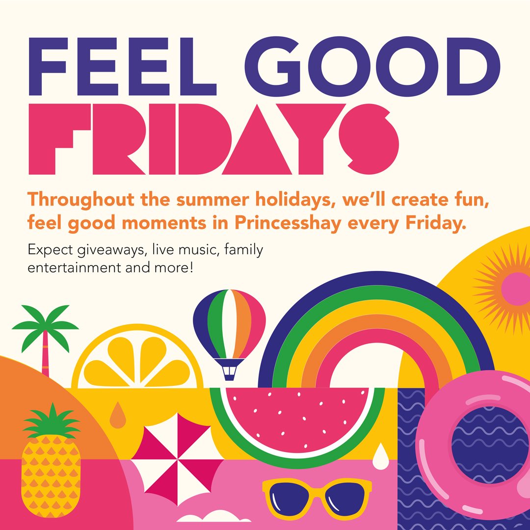 visitsouthdevon's tweet image. ‘Feel Good Fridays’ are still rocking at
@Princesshay this summer holidays 😎 

Throughout August, you'll find fun &amp;amp; FREE feel good moments in #Princesshay every Friday.    

Expect giveaways, live music, family entertainment and more!  shorturl.at/cAMQ2