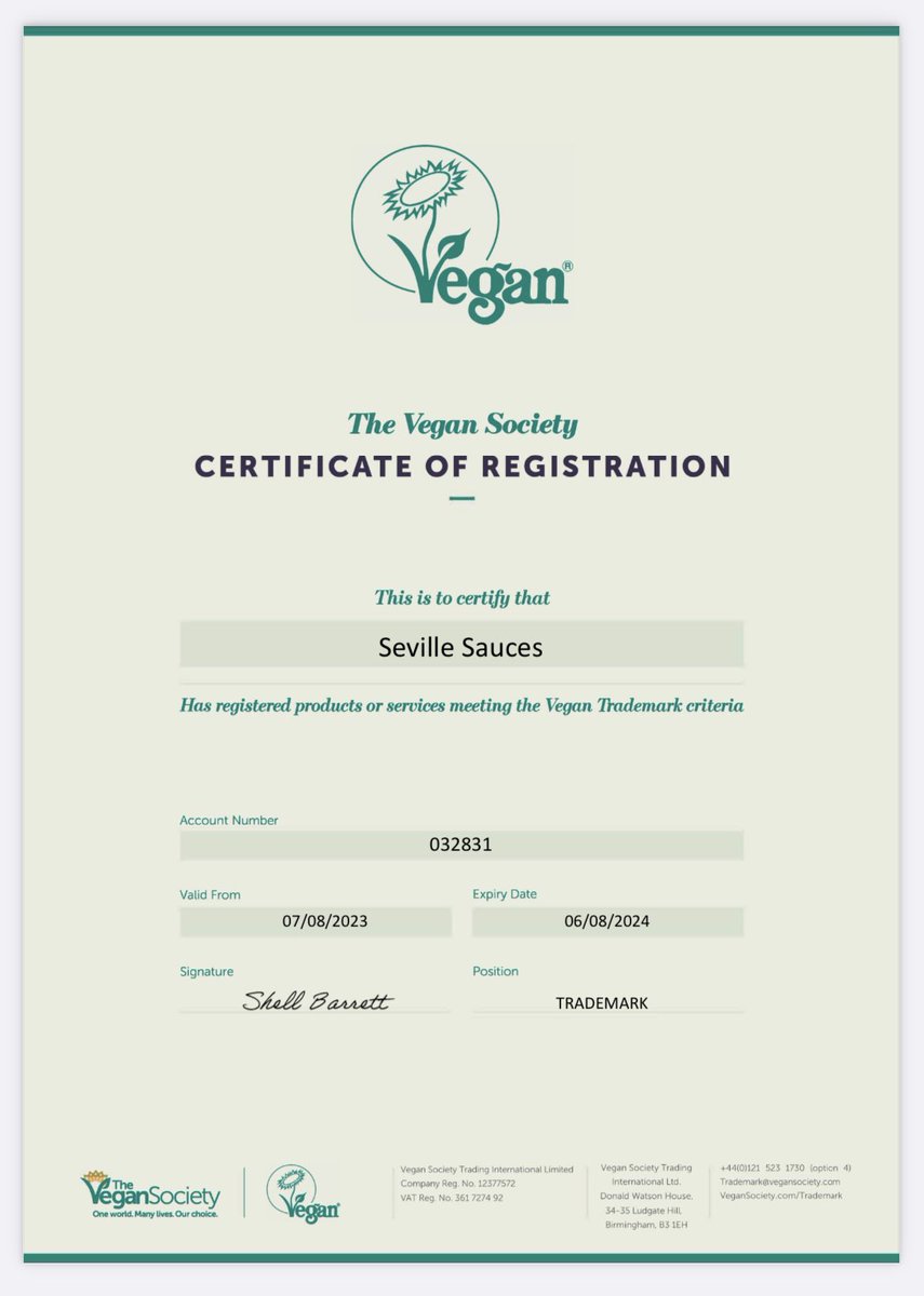 Tapascatering1's tweet photo. We are over the moon to tell you that we are now licensed with the vegan 🌱 society in the UK 🇬🇧 

YES... our products are 
certified by the @theoriginalvegansociety @vegantrademark https://t.co/GjvMck6PQH