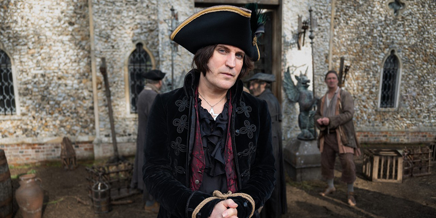 Noel Fielding's <a href="/AppleTV/">Apple TV</a> series The Completely Made-Up Adventures Of Dick Turpin stars <a href="/hughbon/">Hugh Bonneville</a>, @duayneboa, <a href="/AsimC86/">Asim Chaudhry</a>, Tamsin Greig, Mark Heap, Ellie White, <a href="/gillinghamjoe/">Joe Wilkinson</a>, Marc Wootton, <a href="/Geoff_McGivern/">Geoff McGivern</a>, <a href="/WellsDolly/">dolly wells</a> &amp; more. An impressive guest cast too: bit.ly/3YfUOef