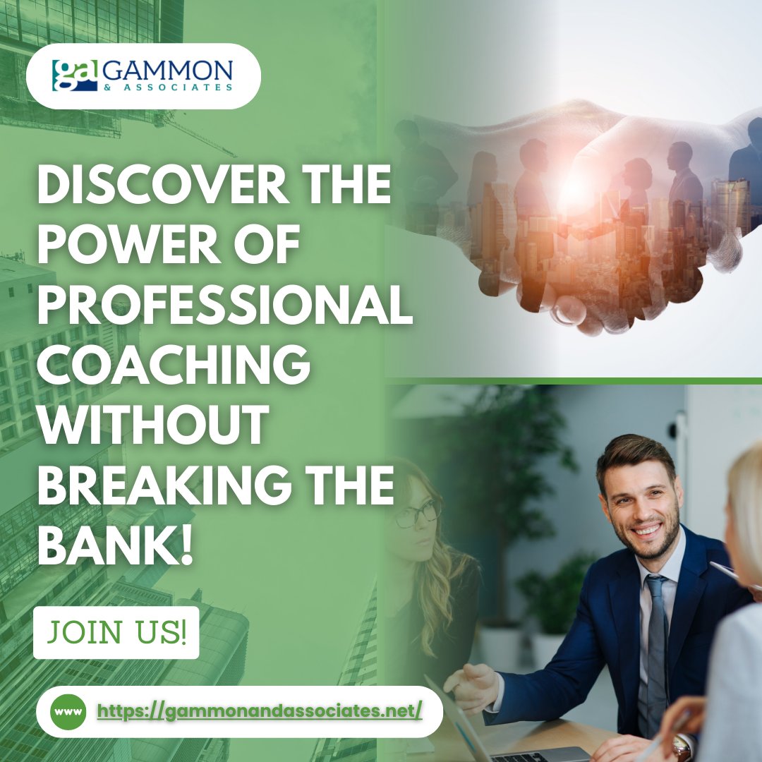 At Gammon & Associates, our coaching services are designed to be accessible to everyone.

 Book a call with us today: letsmeet.io/gammonandassoc…

#ProfessionalCoaching #AffordableSupport #Gammon&Associates