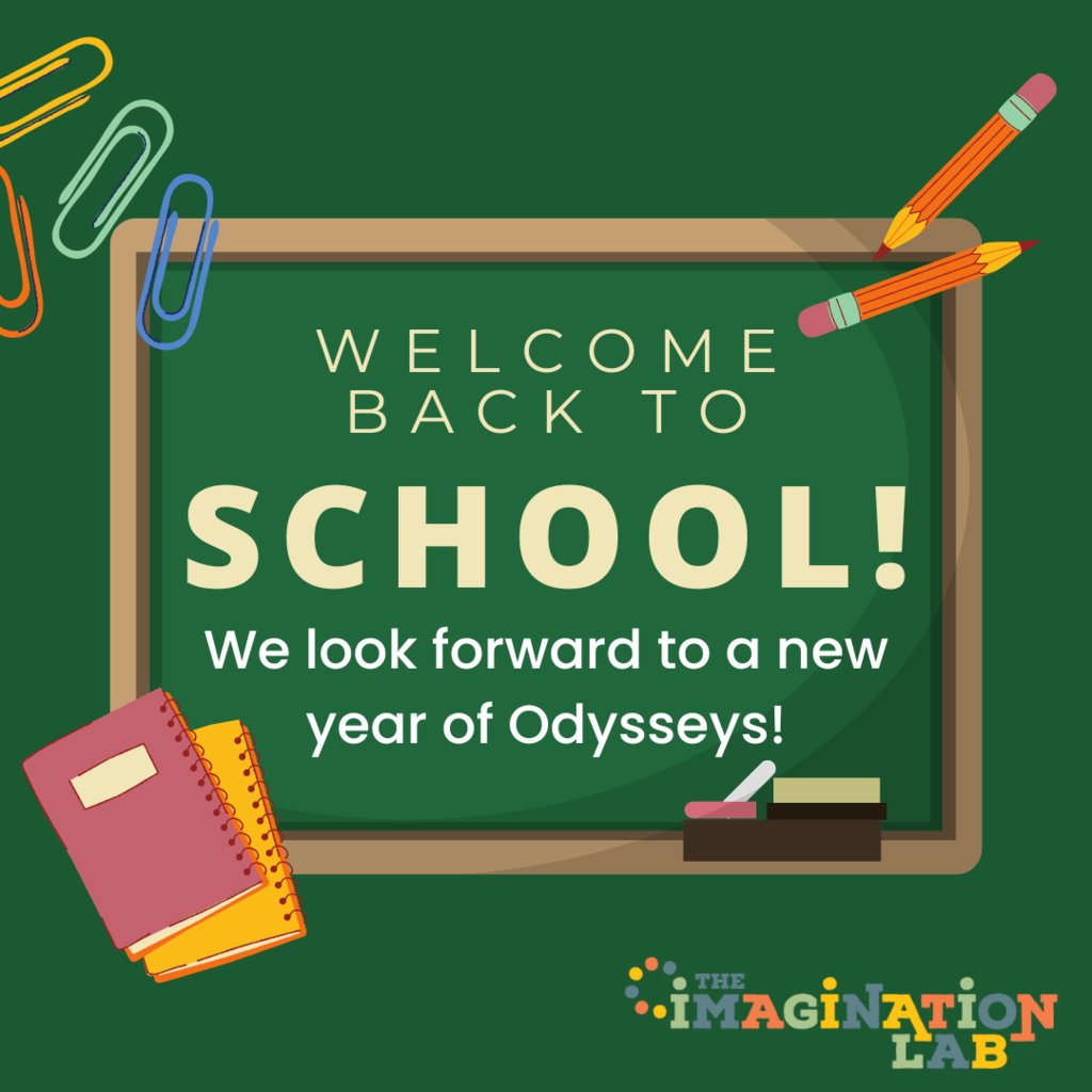 QuakersImagine's tweet photo. It's officially the first day of school for the 2023-24 school year! While we don't have Odysseys until  August 7, we are looking forward to the start of another great year! Welcome back, students! #QuakersImagine https://t.co/zaXrnJvODI