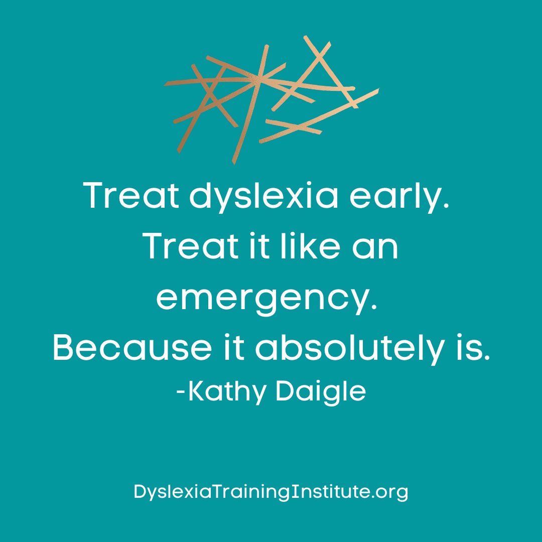 The "wait and see approach" helps no one when dyslexia is at the root of the issue. #dyslexia