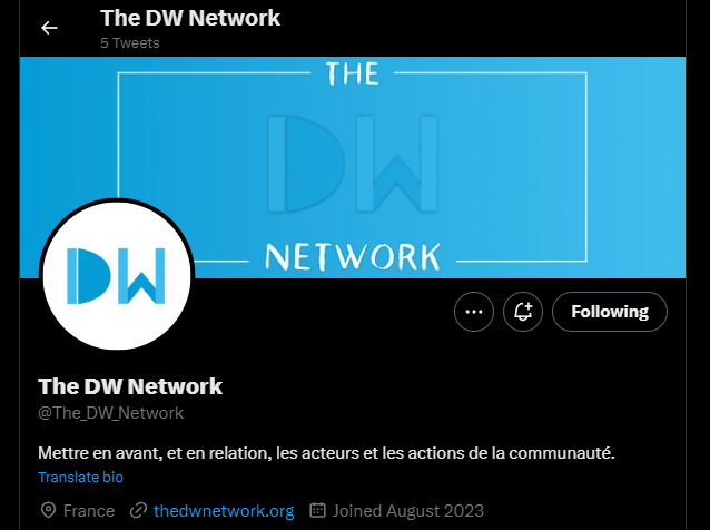 OYEZ OYEZ !!! Ça y est le twitter de @The_DW_Network a été créé ! Les events du site y seront régulièrement publiés ! N'hésitez pas à taguer ce compte ou à rajouter la mention #FGC_Event lors que vous en faites un ! Je donne 25 fcfa à tous ceux qui partageront ce tweet 🥸