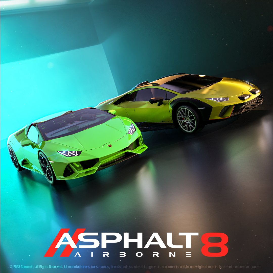We added four new Lamborghini cars in this update in #Asphalt8 ! 🔥 Which  one has been your favorite so far? 🏁🏆 Let us know in the comments below!  👇, image size:1080x1080