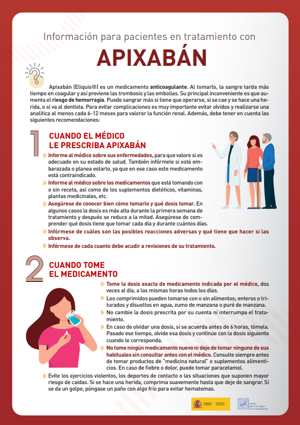 sefh_'s tweet photo. Folletos informativos sobre medicamentos de alto riesgo para pacientes y personas cuidadoras @sanidadgob @ISMP_Espana 
👉Anticoagulantes
👉Opioides
👉Insulinas
👉Metotrexato oral
https://t.co/tWPmP9pvxK https://t.co/LQRP986erv