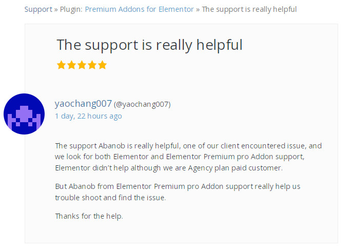 LeapWorx's tweet image. A big shoutout to Abanob for going above and beyond to assist our customers and ensure a smooth experience. 🙌🤩 We appreciate your dedication and top-notch support!
Thank you for being a part of our Premium Addons! 🤗
#PremiumSupport #HappyCustomers #Elementor #WordPress