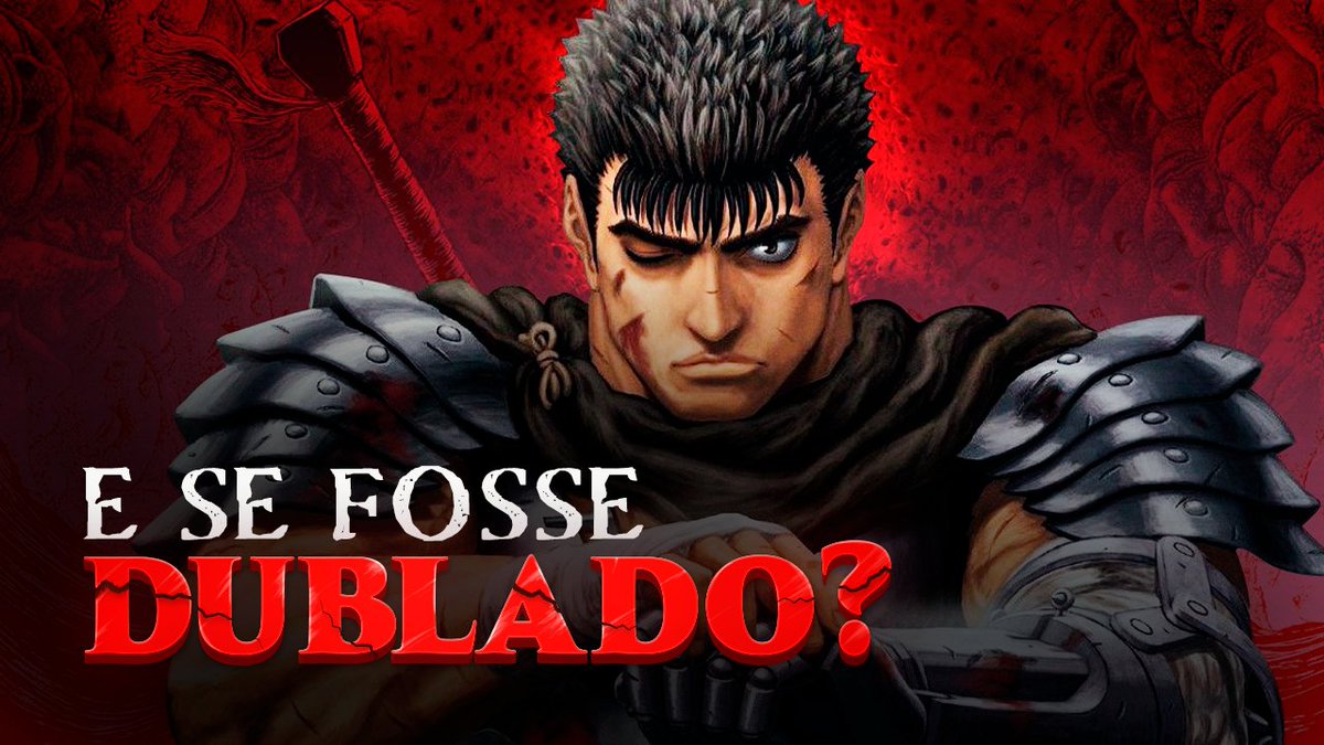 revilbr's tweet photo. Dubladores profissionais estão em campanha para dublar anime Berserk (1997) - https://t.co/5Rv9r4QPV2 ⚔️
Campanha quer que Netflix duble Berserk (1997) em português. Confira o vídeo especial produzido por profissionais do canal YouDubbing, parceiro do REVIL. #NetflixDubBerserk