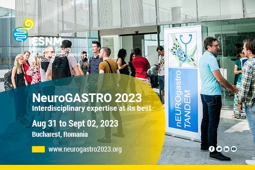 Youngsters! We are happy to invite you to participate in #NeuroGASTRO2023, to be held in #Bucharest from Aug 31 to Sept 2, 2023! Take your chance to interact with speakers from all over the world. Register now #neurogastroenterology #motility #tandem 👉bit.ly/3XKf8CH👈
