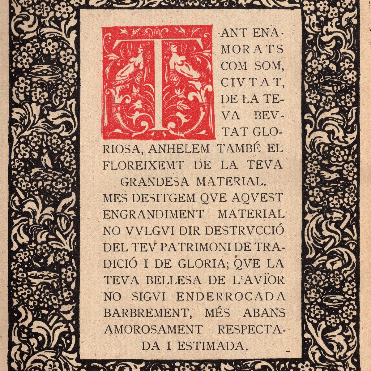 casamaso_gi's tweet photo. "Tant enamorats com som, ciutat, de la teva beutat gloriosa, anhelem també el floreixem(en)t de la teva grandesa material. Més desitgem que aquest engrandiment material no vulgui dir destrucció del teu patrimoni de tradició i de glòria". Xavier Monsalvatje i Joaquim Pla (1917). https://t.co/Z1moNLn6W9