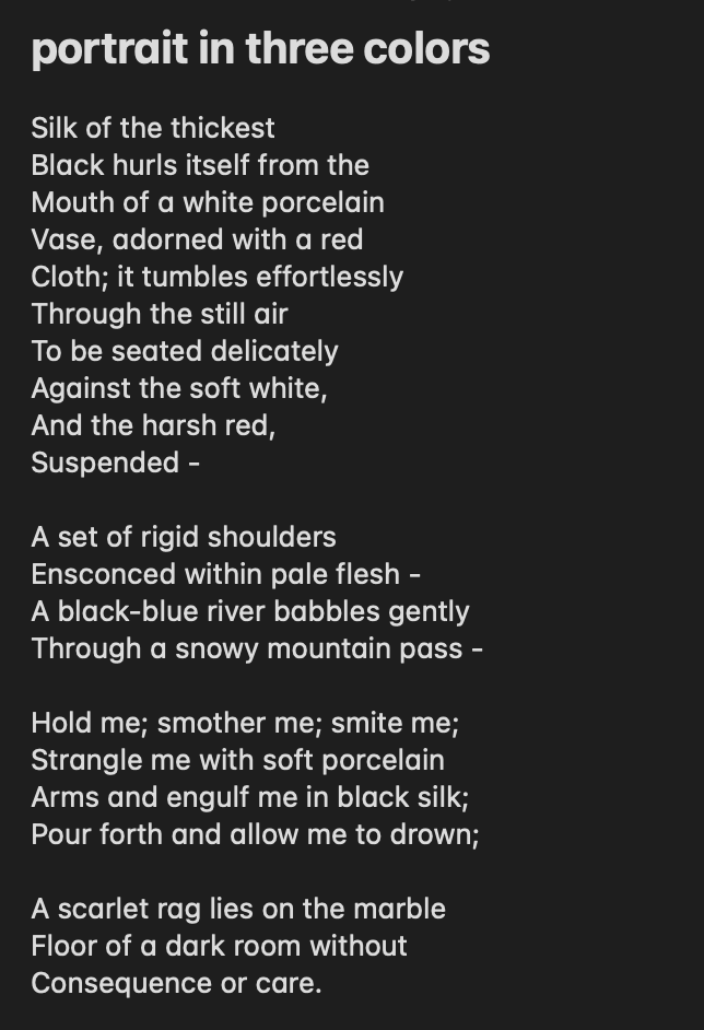 bad_grades's tweet photo. #WritingCommmunity #author #independent #poetrycommunity #editor #editing #FreelanceLife 

A snippet from a future anthology. Thoughts? https://t.co/MSuyuDhHuU