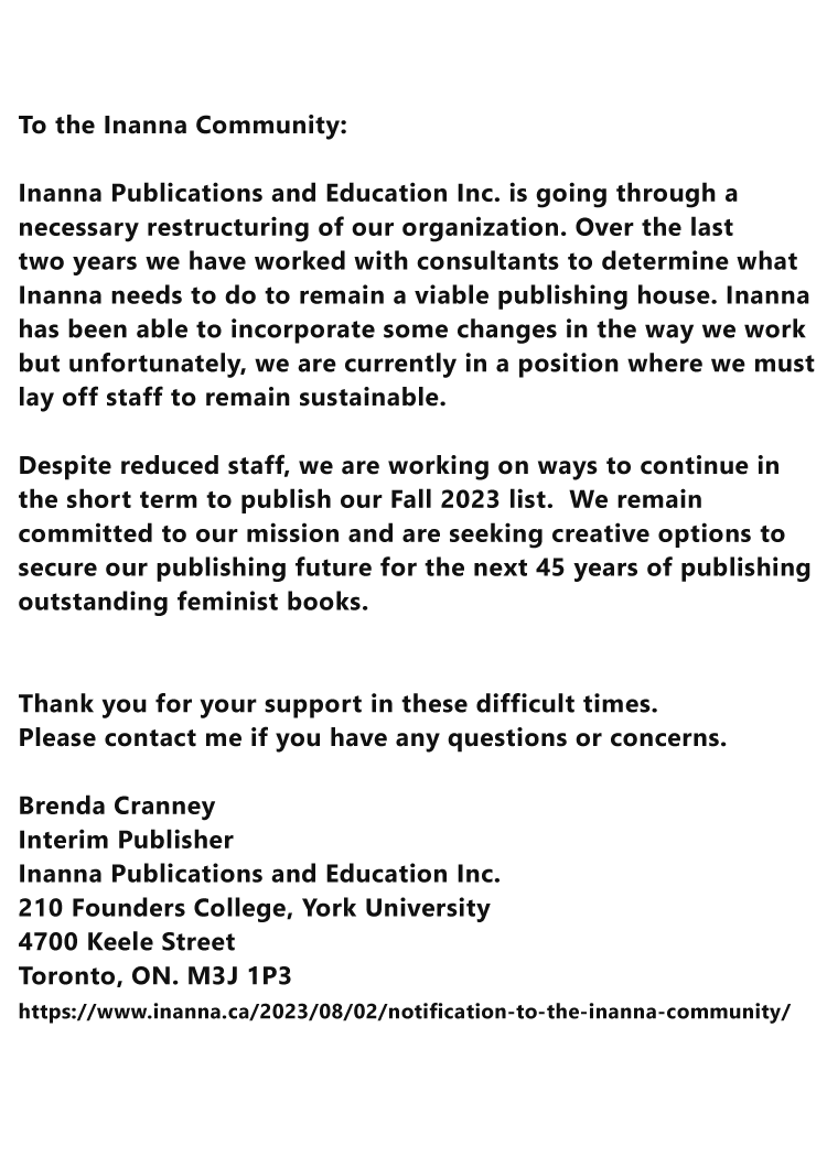 Inanna Publications tweet media