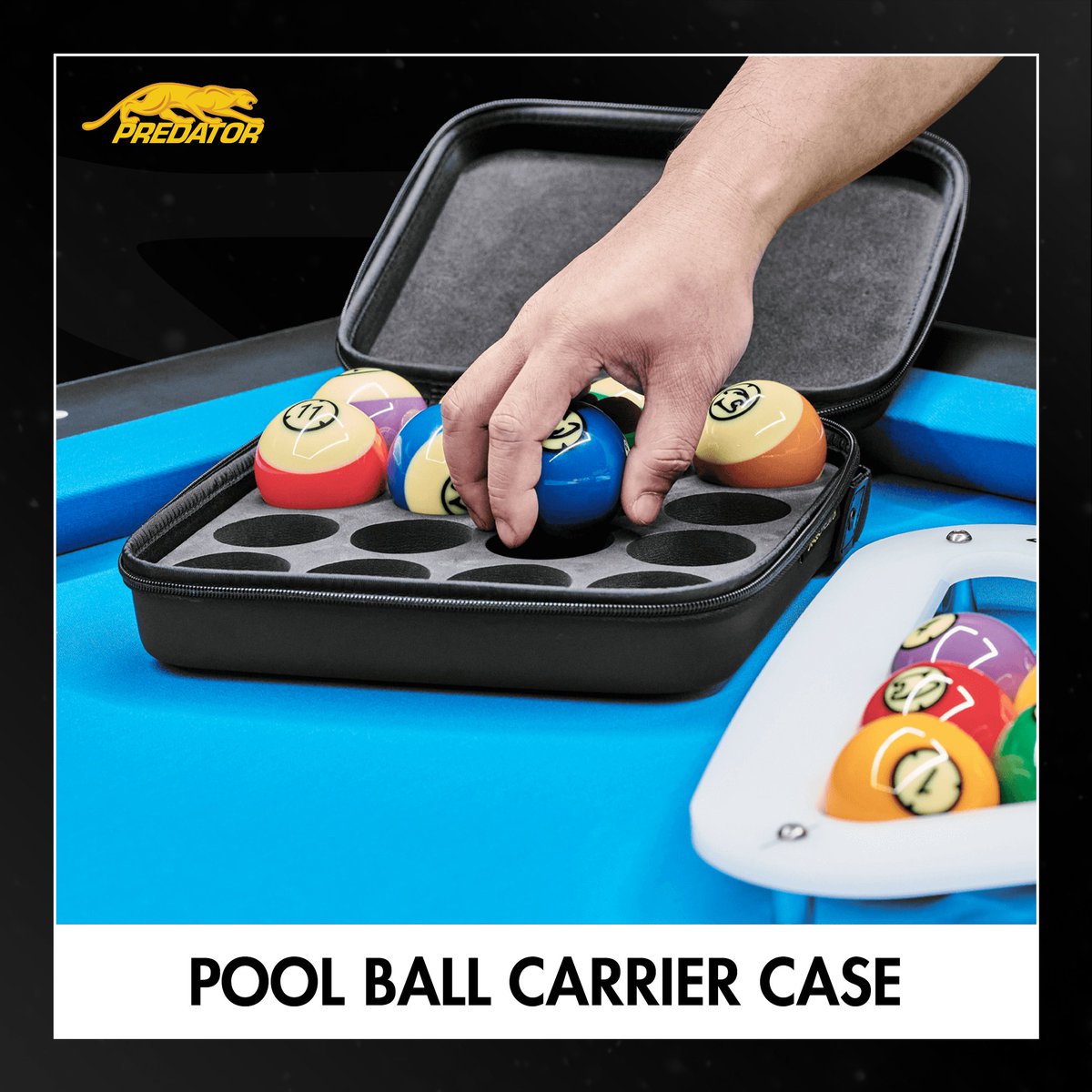 PredatorCues's tweet image. Keep your pool balls in a secure location to take with you anywhere. 🎱
Carry the Win: predatorcues.me/43SDexV
#PoolBalls #PredatorCues