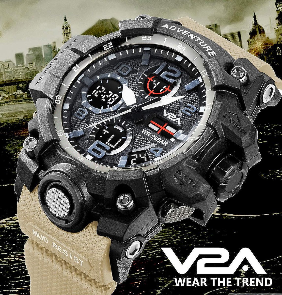 DealDelight's tweet photo. Direct Shop Link: https://t.co/wNSMPJRXB8
V2A Analogue - Digital Men's Watch (Black Dial Brown Colored Strap)
Deal Price: Rs. 749/- with 70% Discount
Free Shipping. https://t.co/QSxsrHwWtF