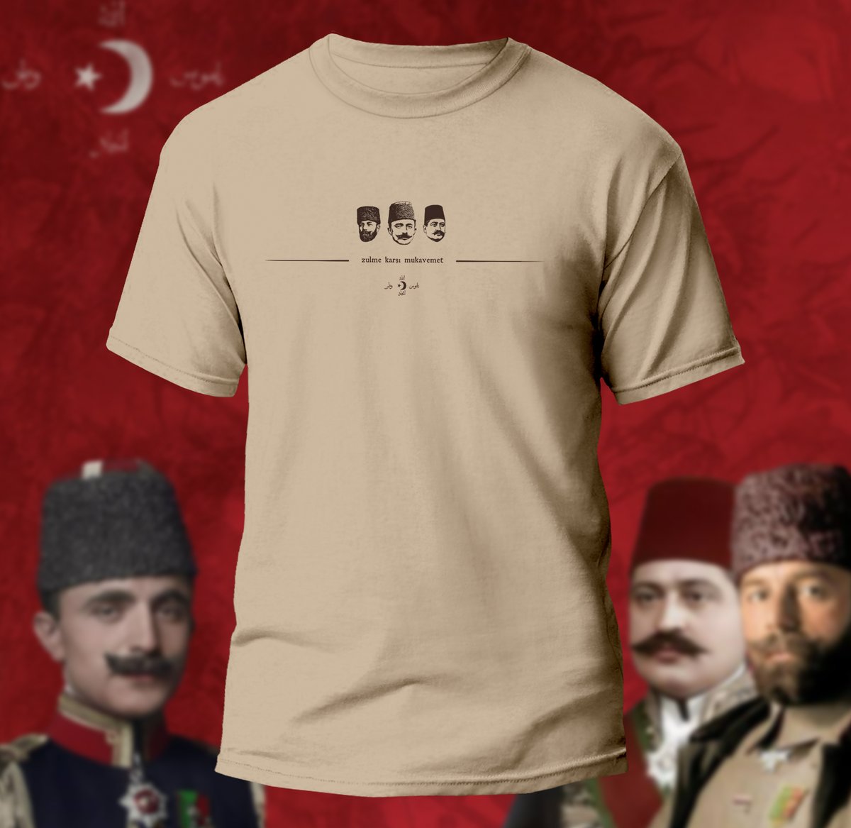 Tilki_Shop's tweet photo. 📣 YENİ TİŞÖRT

"Zulme Karşı Mukavemet" yazılı İttihat ve Terakki "Üç Paşalar" tişörtümüz şimdi 🔗https://t.co/GqrycyHUnp mağazamızda! https://t.co/IkZ7fb8GT6