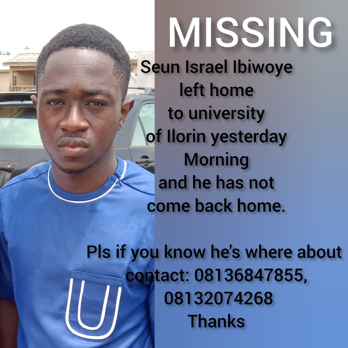 Please help retweet for wider reach🤲🤲