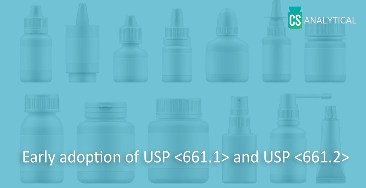 csanalytical's tweet photo. Critical Reasons for the early adoption of USP <661.1> and USP <661.2>
#containertesting #packagetesting #ccit #analyticaltesting #USP661
https://t.co/rmQDuHIB39 https://t.co/wcXTF9X8Er