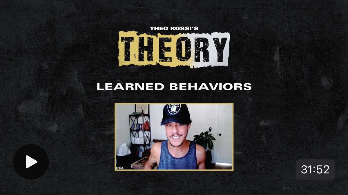 Theorossi's tweet image. LEARNED BEHAVIORS
#THEOryPOD

👑🙏🏽👑
patreon.com/THEOryPOD