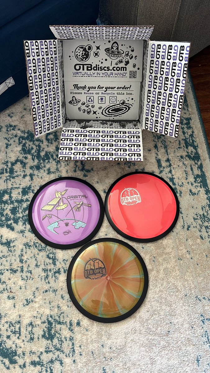 MKE_Wangard's tweet photo. Hey-oh shoutout to @OTBdiscs for the super quick turnaround on the order! Thank you very much.
if you need an orbital or an impulse they’re in-stock! https://t.co/dY65WrBwZE