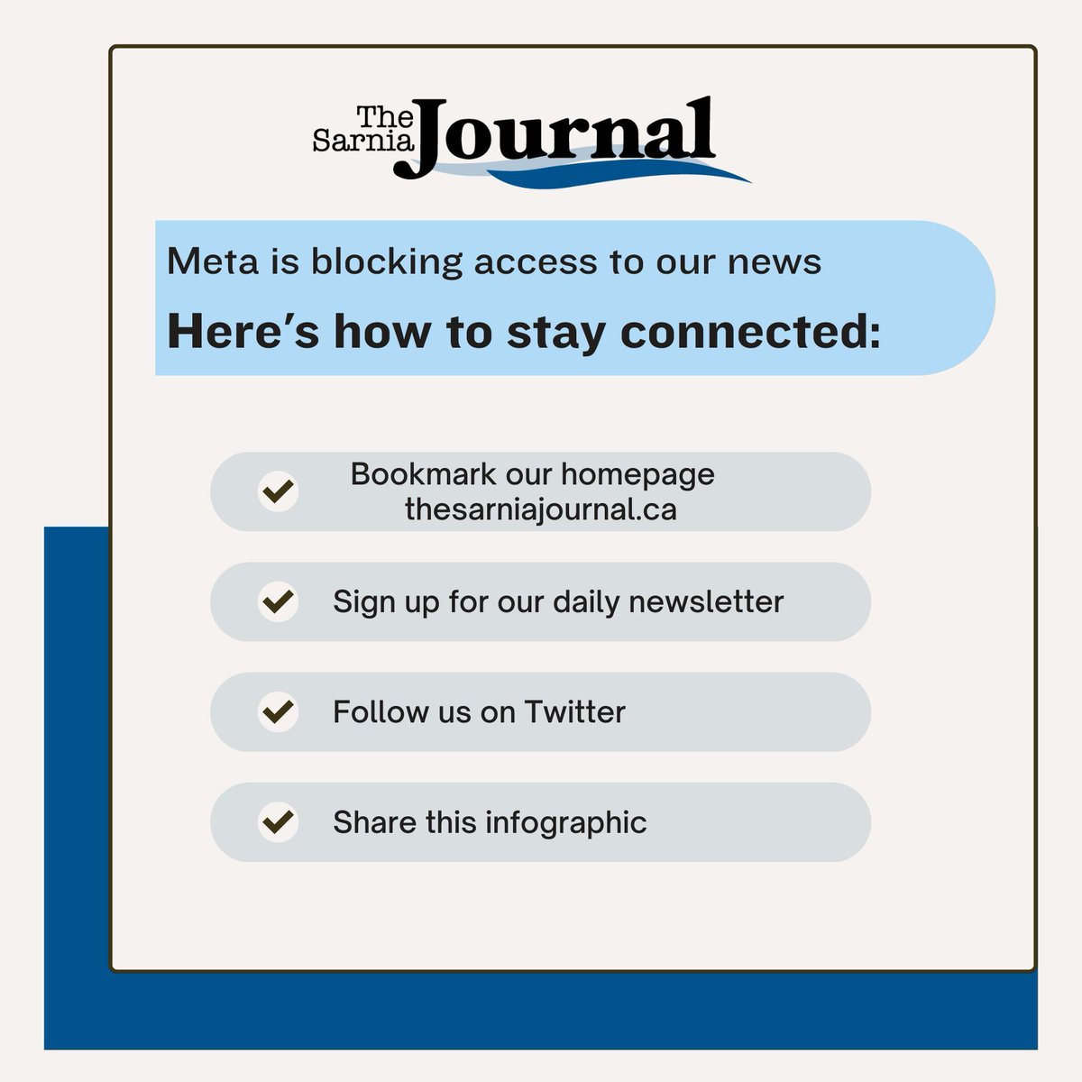 SarniaJournal's tweet image. #BillC18 #SupportLocalJournalism