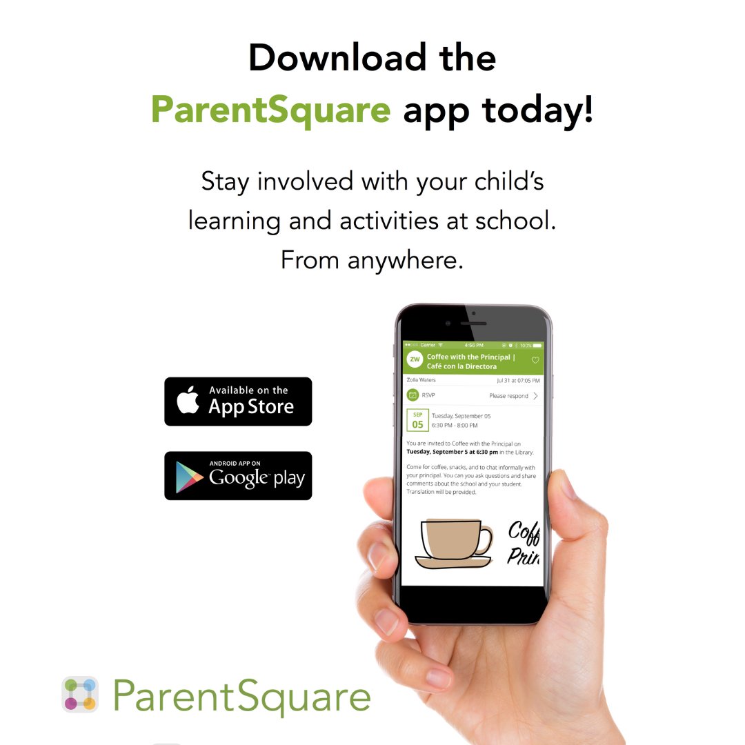 Aeolian_ES's tweet photo. The new school year is just around the corner, and we want to ensure you have all the tools you need to stay connected and informed. 🌟 That's why we highly recommend downloading and signing up for Parent Square today!🍎

#AeolianES #ParentSquare https://t.co/MS1u8KTSC5