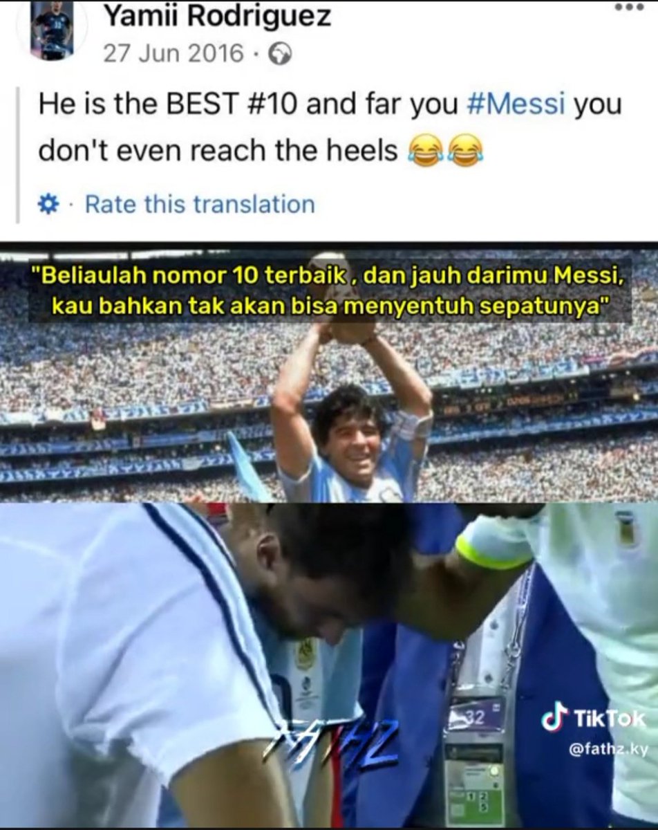 MessiGarnacho's tweet photo. @YamiiRoddriguez Eres un gafe.  ¿Lo viste con tu propio gol?  Eso es KARMA por tus palabras.  Te odio no por tu carácter y tu corazón es muy malo y prepotente como tu ídolo Penaldo, te odio por tu insulto al Rey Messi cuando se desplomó con Argentina.  Sal de Argentina, no eres Argentina. https://t.co/CJolslWJWy