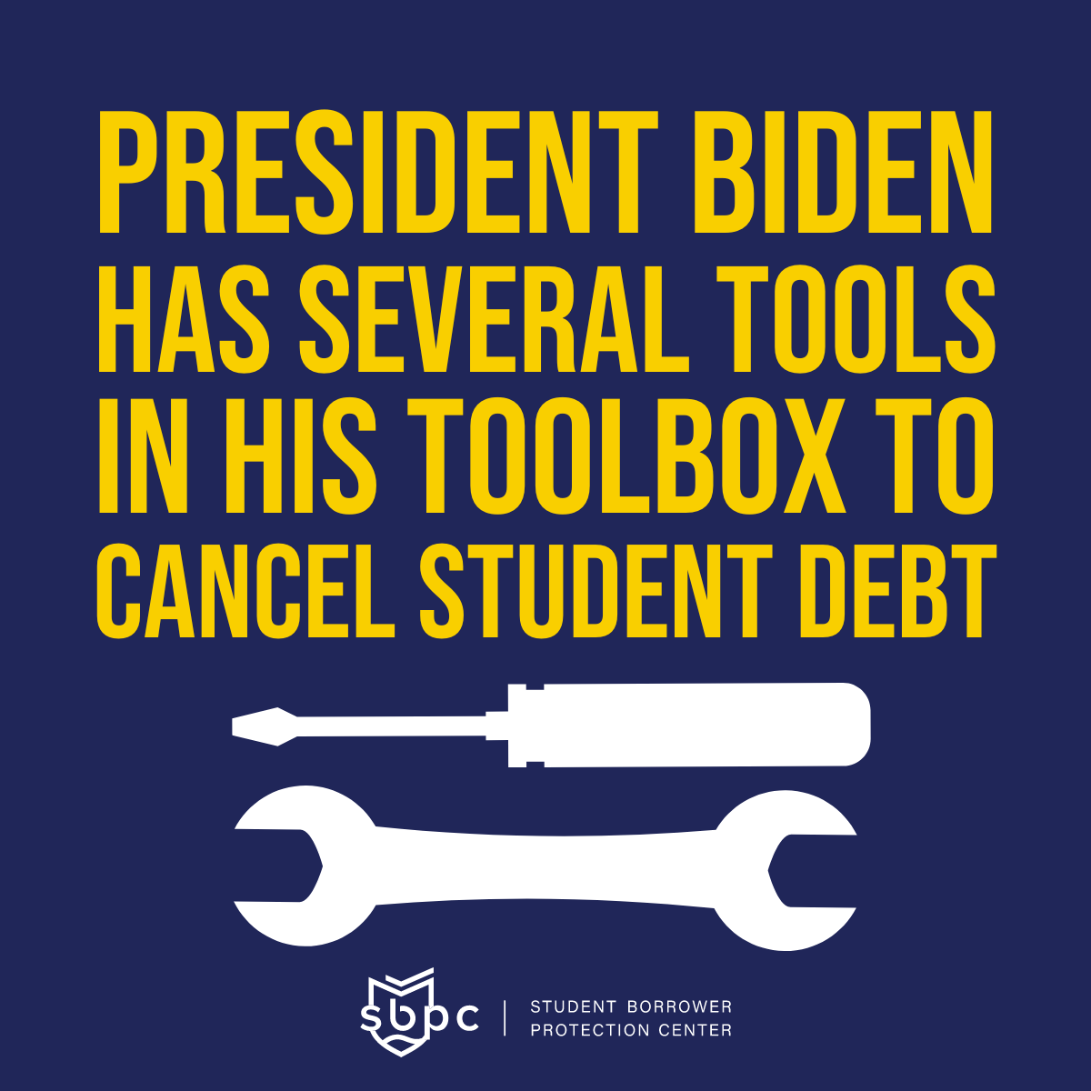 SCOTUS put a wrench in Biden's debt plan, but he's got more tools in his toolbox! 😉 🧰 @POTUS, it's time to deliver on your promise—let's get to work! 🪛🔧