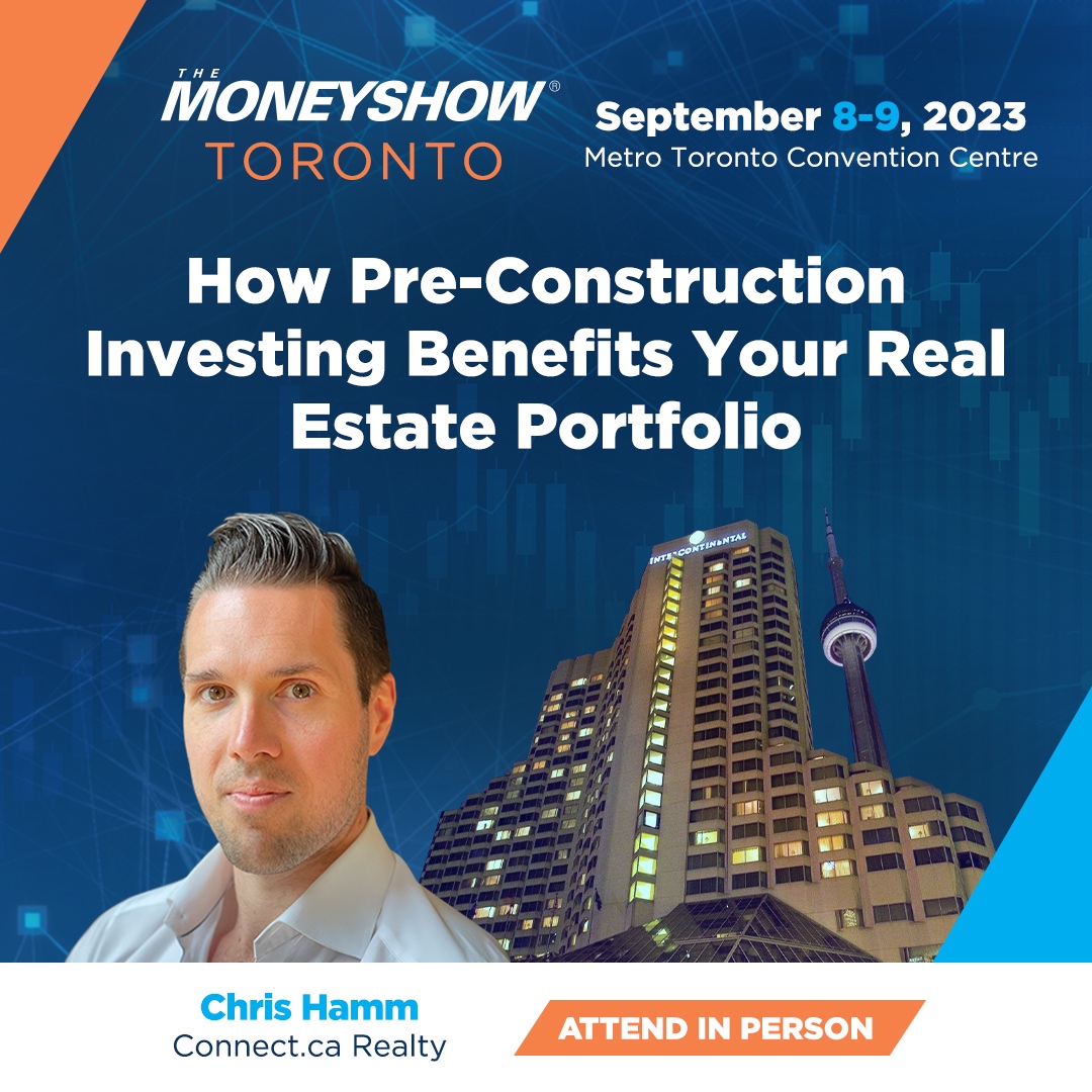 RealEstateProCA's tweet image. 💰 The @moneyshow returns this September with 70+ experts during 60+ presentations including a talk by Chris Hamm on how #preconstruction investing benefits your #realestate portfolio. 

👉 conferences.moneyshow.com/moneyshow-toro…

#InvestSmarter #TradeWiser #MoneyShow