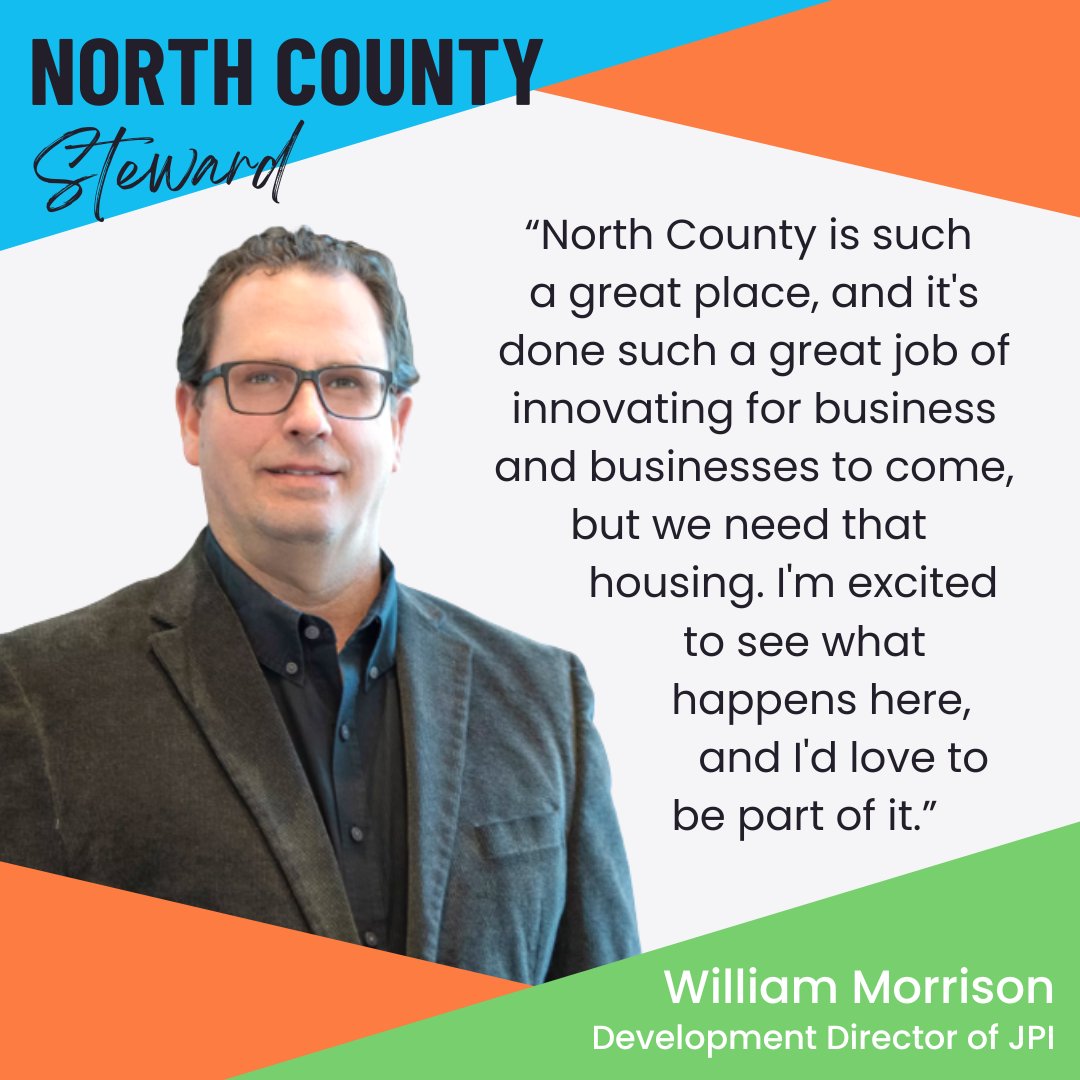 William Morrison, Development Director of @JPIcompanies, is bringing #OceanCreek (a 295-unit community next to the Sprinter) to @CityofOceanside. He talks about green building, community engagement, and preserving #NorthCountySD charm here: sdnedc.org/north-county-s… @GoNCTD