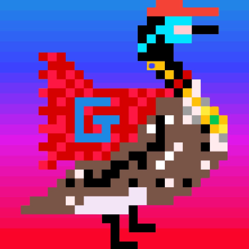 alphagooses's tweet photo. Interesting color scheme you got here $PLS $HEX #Goosekins 

#HOnK https://t.co/4KzkK18SZf