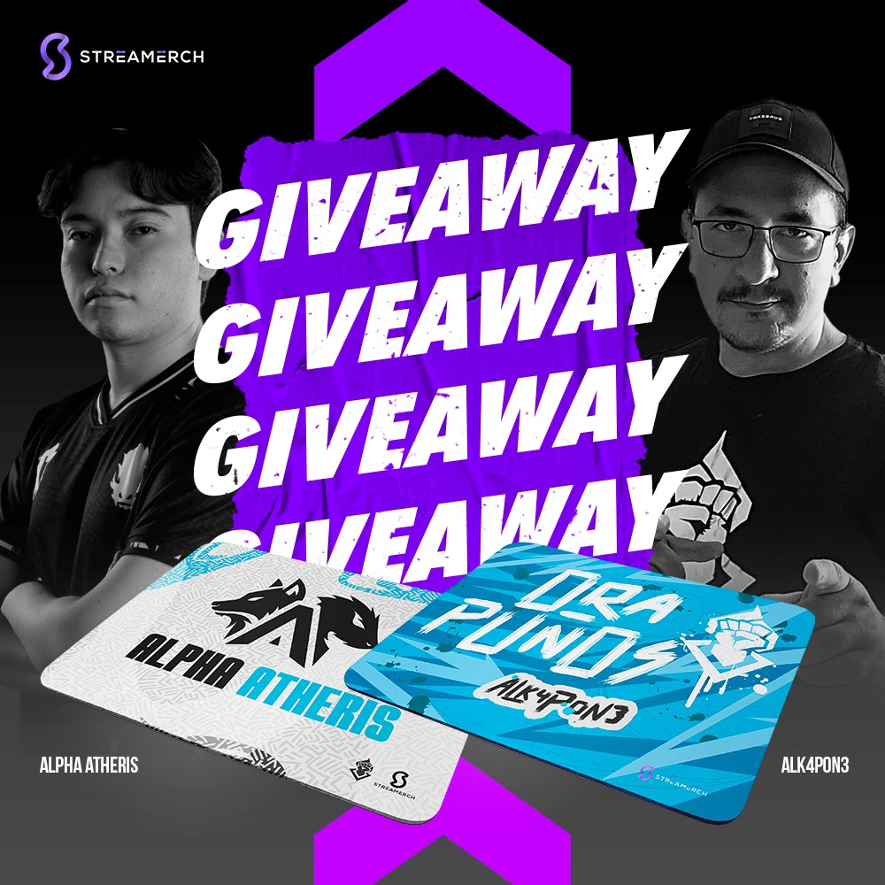 RAZA, SORTEAZO 👊🏼🐺🐍 ¿Quieres ganarte un épico kit de mousepads de Alkapone + Alpha Atheris?

💜 Like a éste tweet.
➕Asegúrate de seguir a:

<a href="/Streamerch_mx/">Streamerch</a> 
<a href="/MYMALK4PON3/">ALK4PON3</a> 
<a href="/AtherisEsportsT/">AlphaAtheris</a>

🔁Dale RT a éste Tweet.
El sorteo termina el 11 de Agosto, suerte a todos.🏆