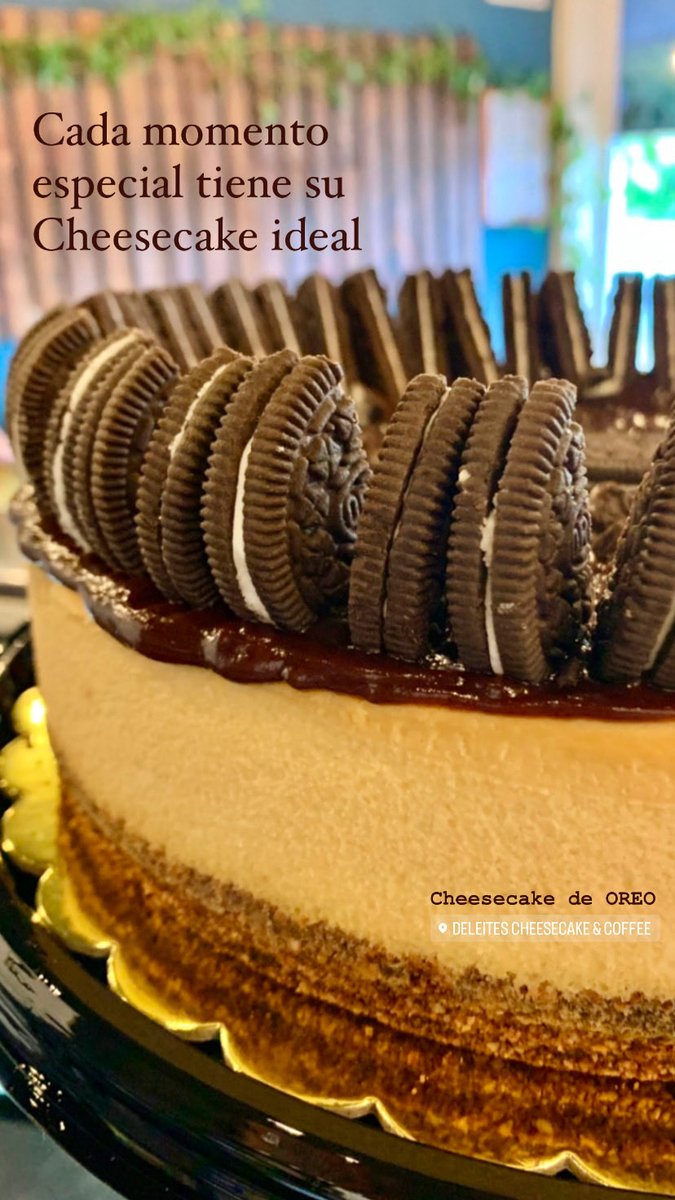DeleitesPzo's tweet photo. Cheesecake de Oreo 😍 https://t.co/PgHDINsGC9