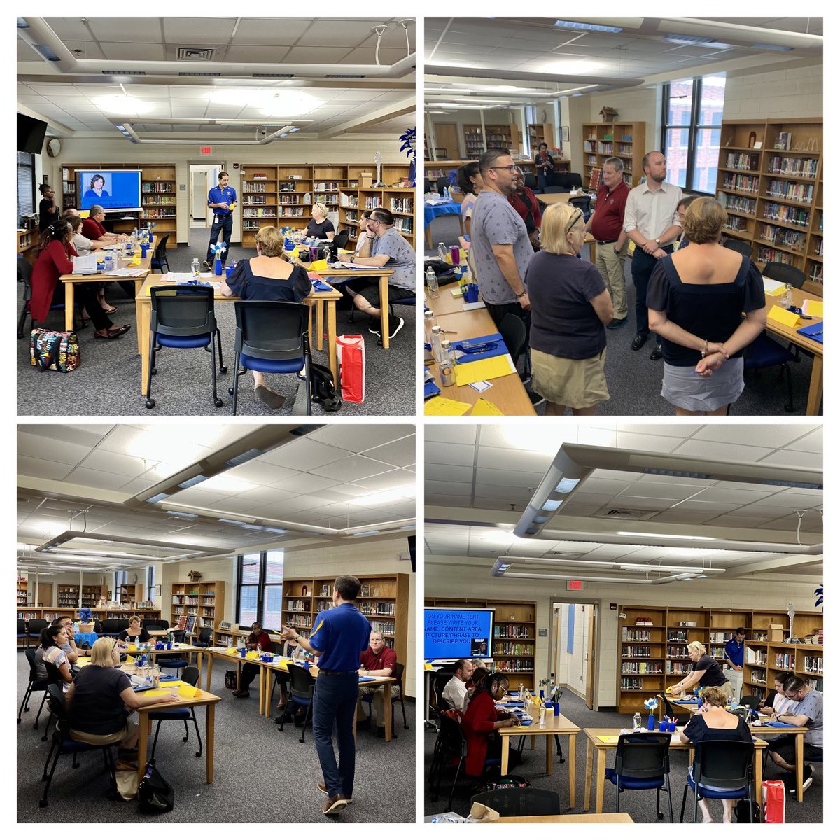 A great day of learning &amp; team building, HMS 2023 New Teacher Orientation led by Tillman, API &amp; Briggman, CRT. We are thriving at Hand, it’s going to be a stellar year!