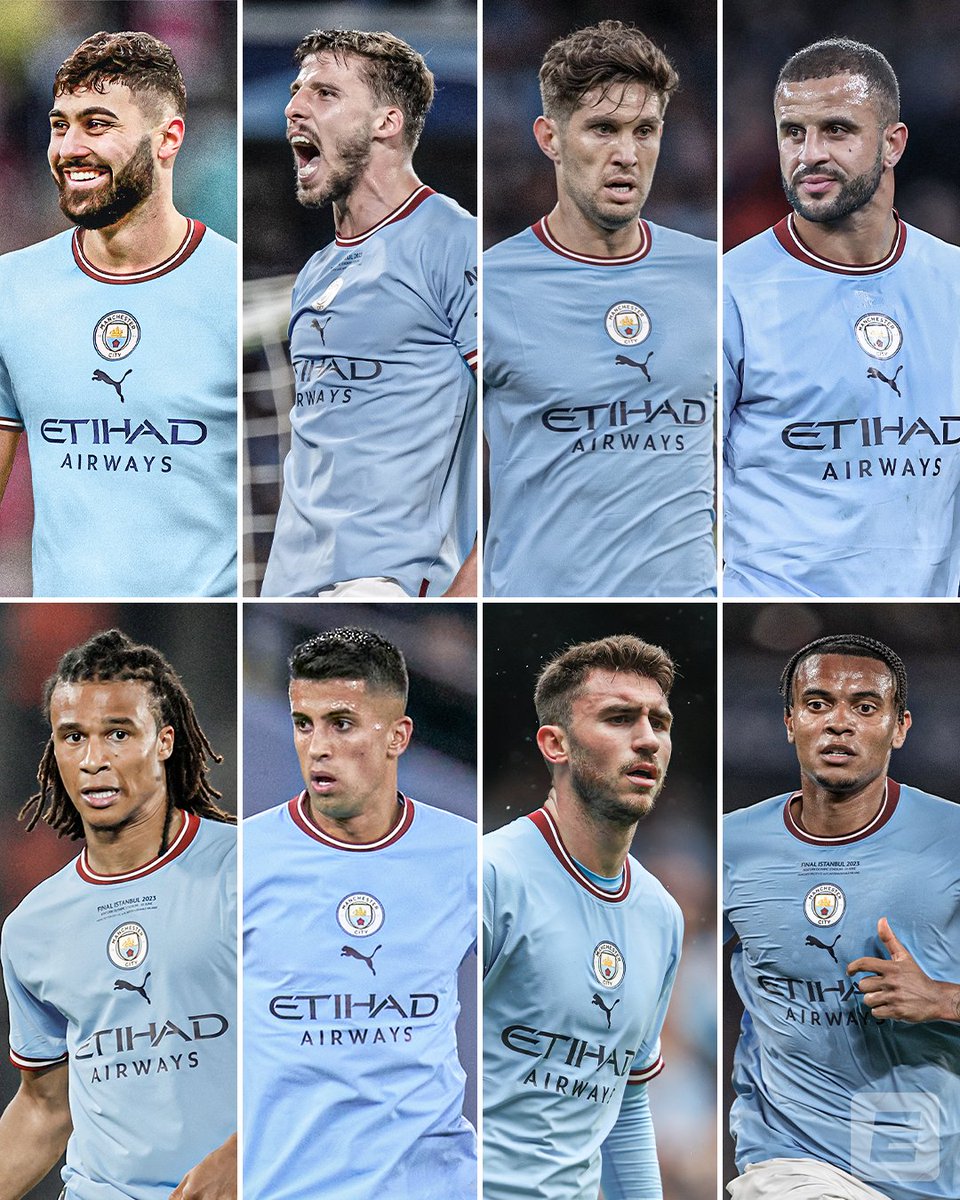 ESPNFC's tweet photo. Man City's defensive depth 🤯 https://t.co/Rx7BNXwW8W