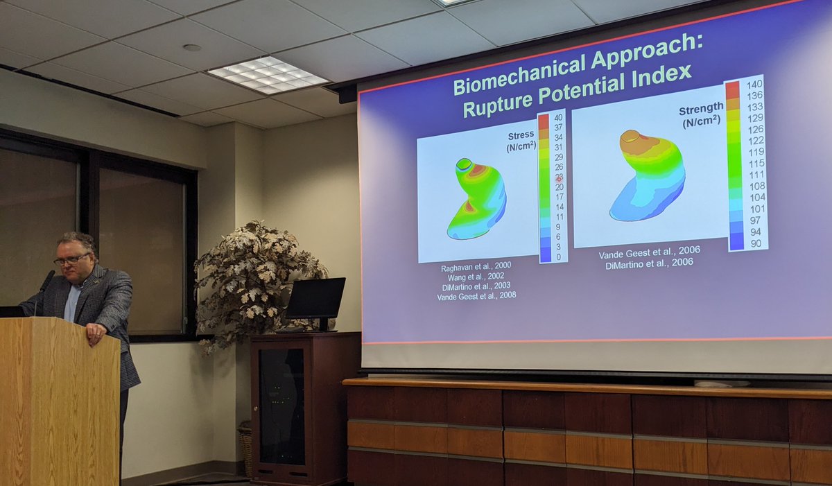UPMC_CTSurgery's tweet photo. This week for Education Day and Grand Rounds, our speaker was @DavidVorp, our Program Co-Director and faculty mentor of our NHLBI T32! @PittVbl @AppliedCVBio #vascularbiomechanics #aneurysm #TEVG https://t.co/XdDzkdBN0M