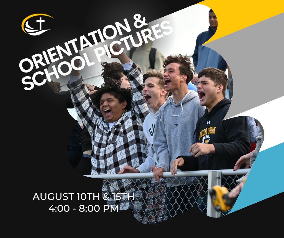 ShorelandLuthHS's tweet photo. π₯ Next week!π₯
All new and returning families should plan to attend one of two school orientation nights in the coming weeks.
#ShorelandLutheran #SLHS #SLPacerNation #OrientationNight https://t.co/klADuohtRq